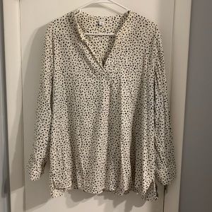 Cheetah print blouse